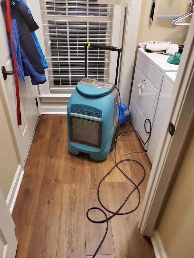 Commercial dehumidifier deployed for Flood Damage Cleanup in McFarland