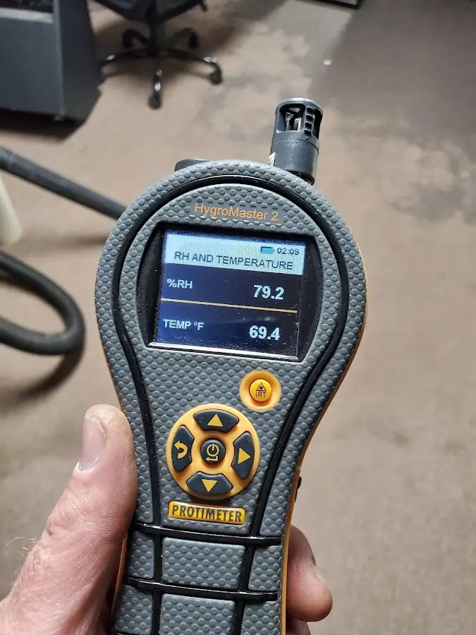 Moisture meter humidity assessment for Mold Remediation & Removal in McFarland